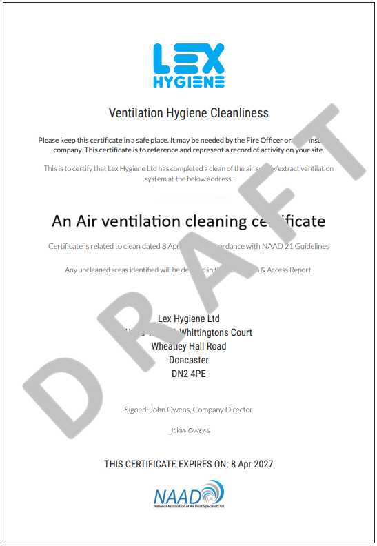 Air Duct & Ventilation Cleaning