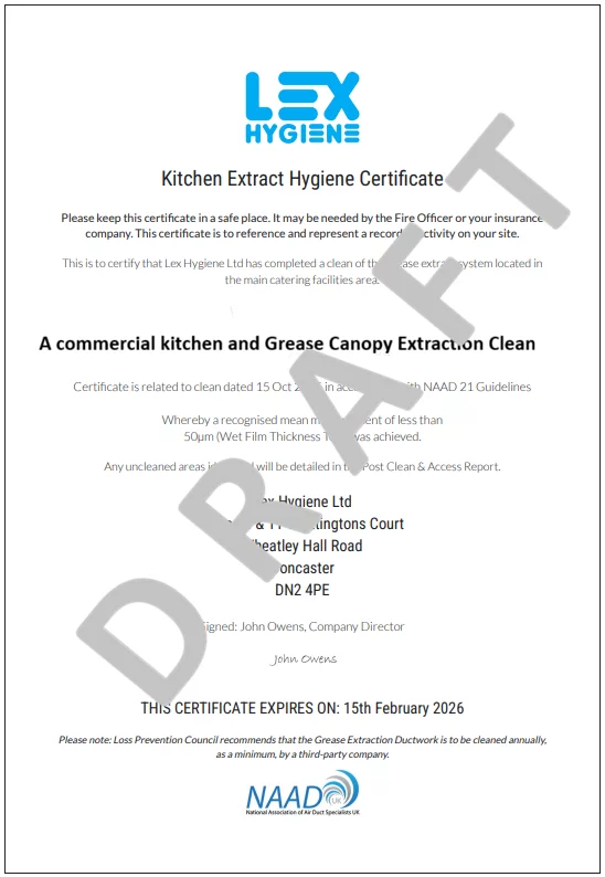 Grease Extraction Cleaning